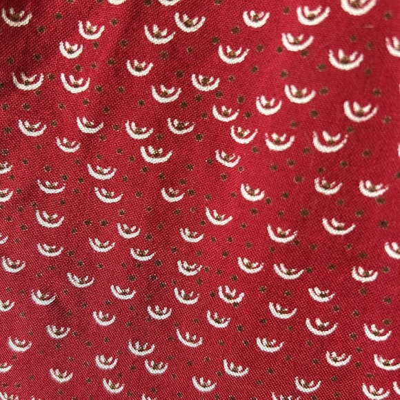 Vintage Red Dotted Midi Skirt - Picture 2 of 6